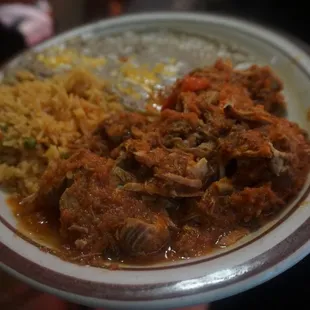 Chile con carne plate