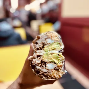 Surf &amp; turf super burrito