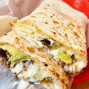Super Quesadilla suiza - lengua