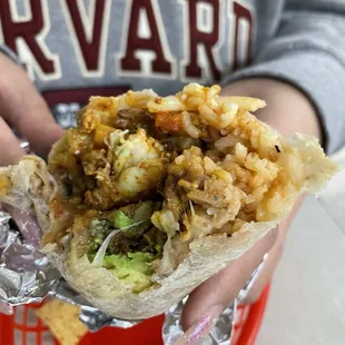Burrito - steak and shrimp