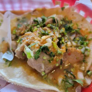Chile Verde Pork Taco