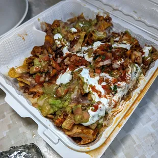 super nachos grilled chicken $12