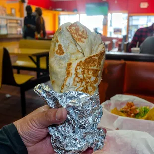 dorado style super steak burrito $9.50