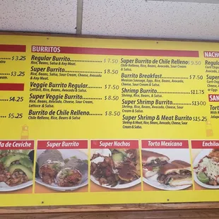 Menu very affordable!!!