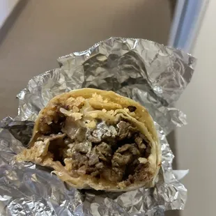 Steak super burrito