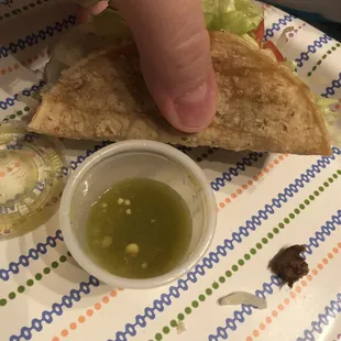 Tiniest taco I&apos;ve ever seen.