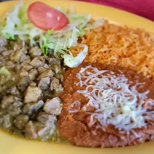 Carne en Chile Verde