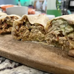 Chicken and Shrimp Burrito
