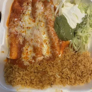 3 Enchilada Plate