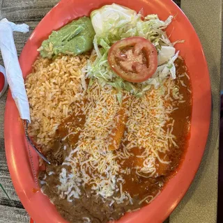 2 Enchilada Plate