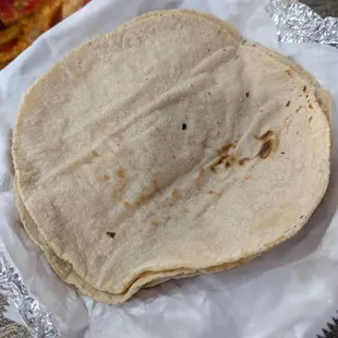 Fresh corn tortillas