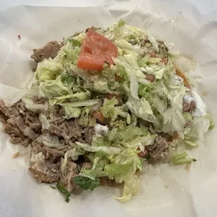 Carnitas Tostada