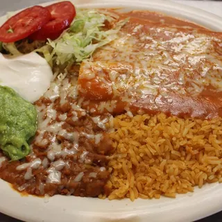 3 Enchilada Plate