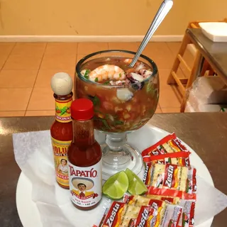 Mixed Shrimp and Octopus