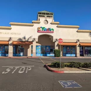 the front of the store