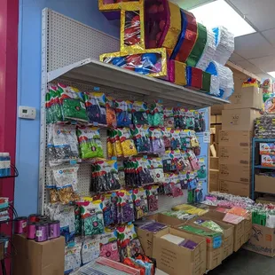 a display of candy in a store