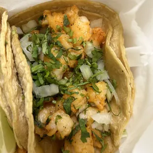 shrimp tacos