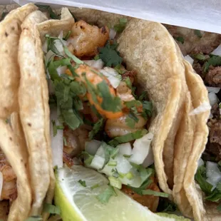 Camaron/Shrimp Taco very good