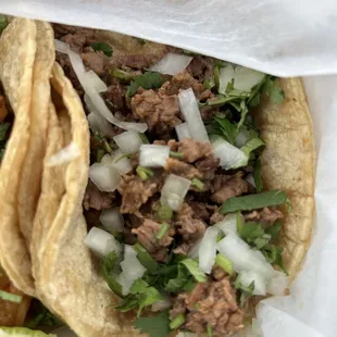 Ground beef taco, very good