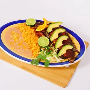 Fried whole tilapia Fish.