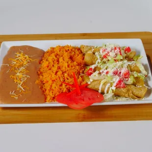 Chicken wrap taquitos (FLAUTAS)