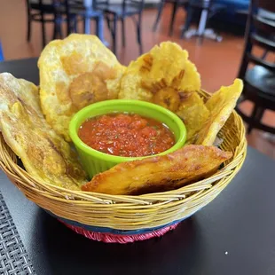 Patacones with salsa 3/12/22