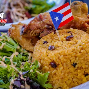 chicken wings and fried chicken, food