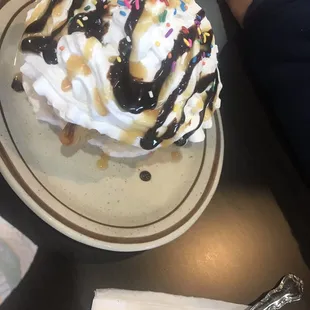 Fried ice cream bowl