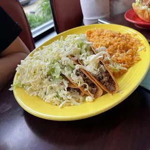 Tacos and Rice