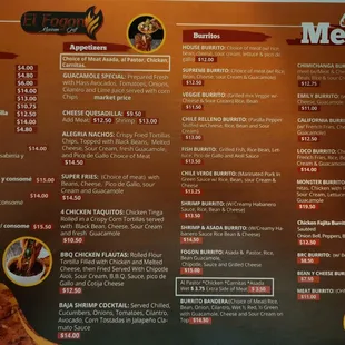 Menu as of 7/20/24...