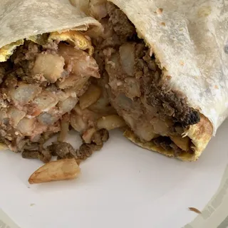 Ham Breakfast Burrito