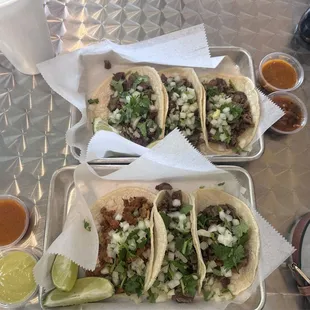 Carne Asada Taco, Al Pastor Taco