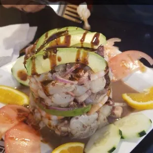 The seafood tower