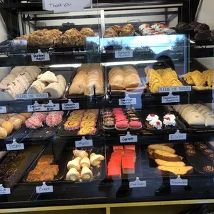 a variety of pastries