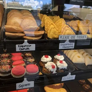 a variety of pastries
