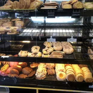 a variety of baked goods