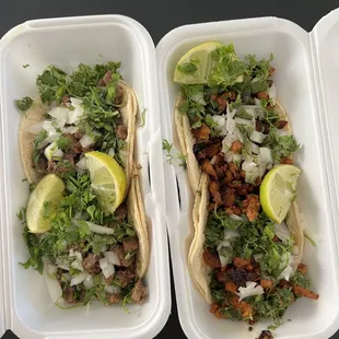 Carne Asada Street Tacos &amp; Adobado Street Tacos