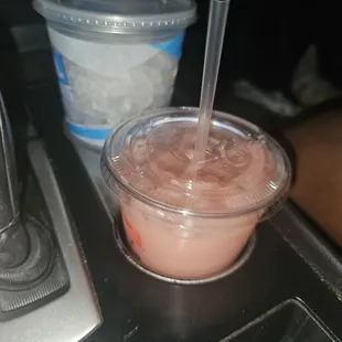 Strawberry horchata