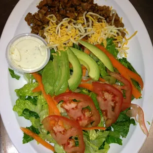Steak mexican salad