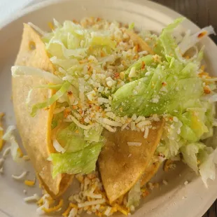 Sunday Special crispy tacos went up to $2.15 each. I forgot how filling these are!! So delicious