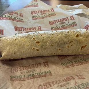 Chorizo breakfast burrito