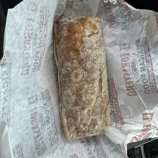 Chorizo breakfast burrito