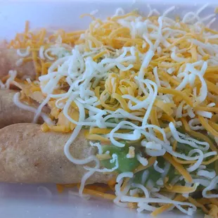 Beef Taquitos with guacamole