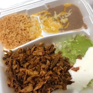 Adobada combination plate