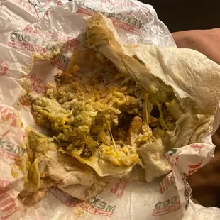 Gross ass "super burrito"