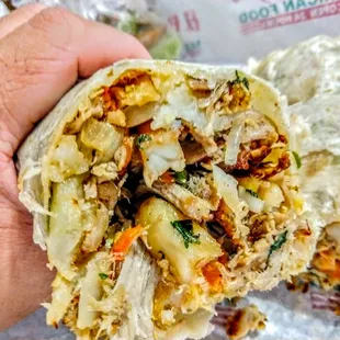California burrito with carnitas - extra for meat substitution