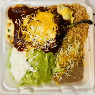 #18 Chile Relleno combo