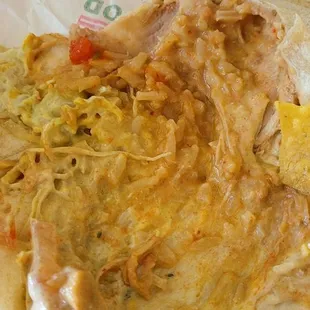 Suppose to be a super chicken burrito