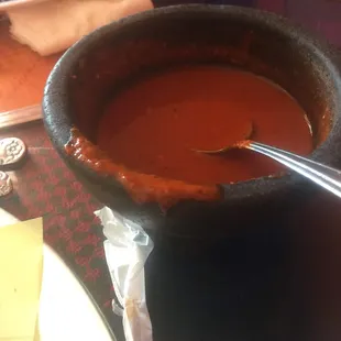 The salsa was the best thing out of all I had.
