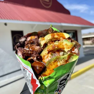 "Tosticeviche" con pulpo